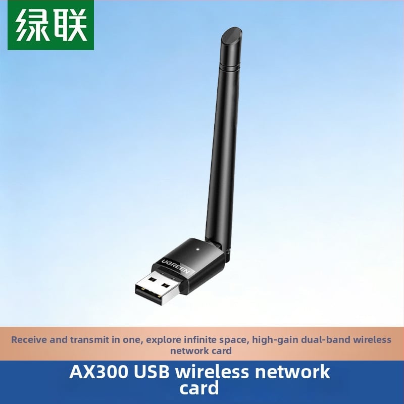 Adaptor USB WiFi, placă de rețea externă pentru desktop/notebook, dual-band 2.4/5 GHz, 300 Mbps, USB, 802.11a/b/g/n