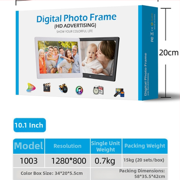 Inteligentný WiFi večný kalendár s pripomienkou liekov a počasím, digitálny fotorámček, AMLOGIC, 1024x600 rozlíšenie, SD/USB podpora, ultra tenký, napájanie zo siete