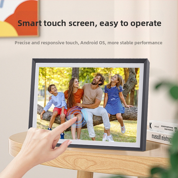 Frameo digitálny rám s Wi‑Fi, IPS dotyková obrazovka, 1280x800 rozlíšenie, 16GB/32GB úložisko, podpora microSD karty