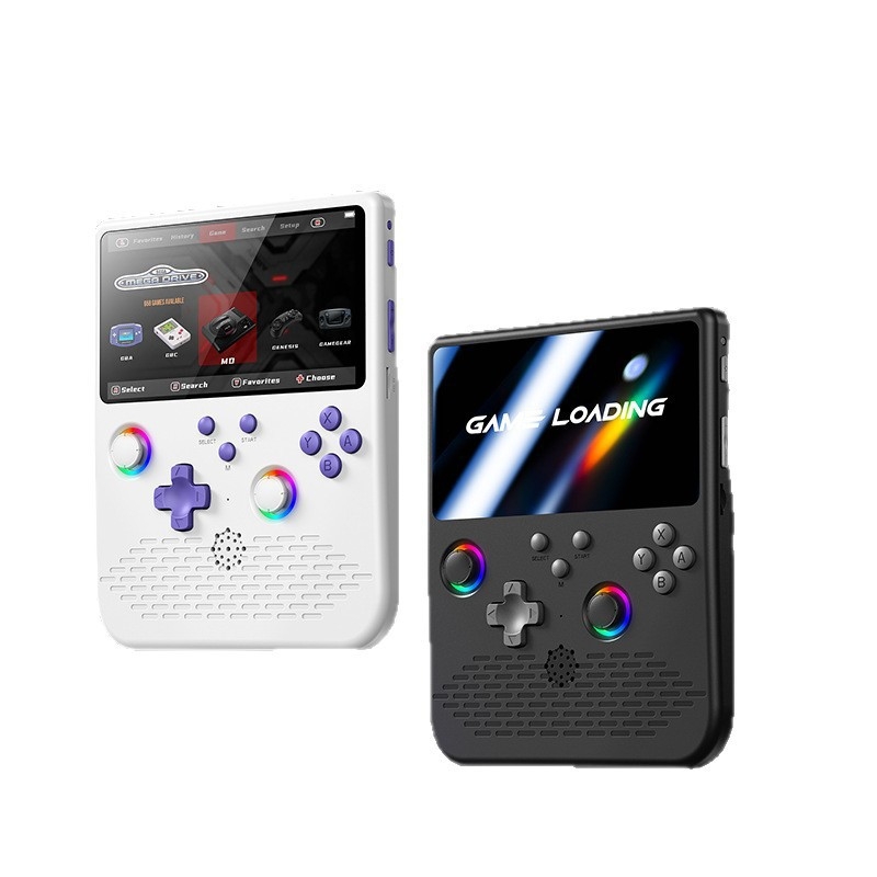 Consolă portabilă de jocuri cu joystick - Sistem de operare Linux, interfață Type-C, conectivitate wireless, MP4 player, stil nostalgic