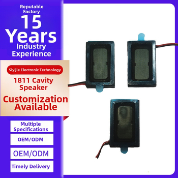 1811 Dutý reproduktor – Auto s plným rozsahom 0,5–20 kHz, 8Ω, 1W, omnidirekčný, pre inteligentný dom a nositeľný masér