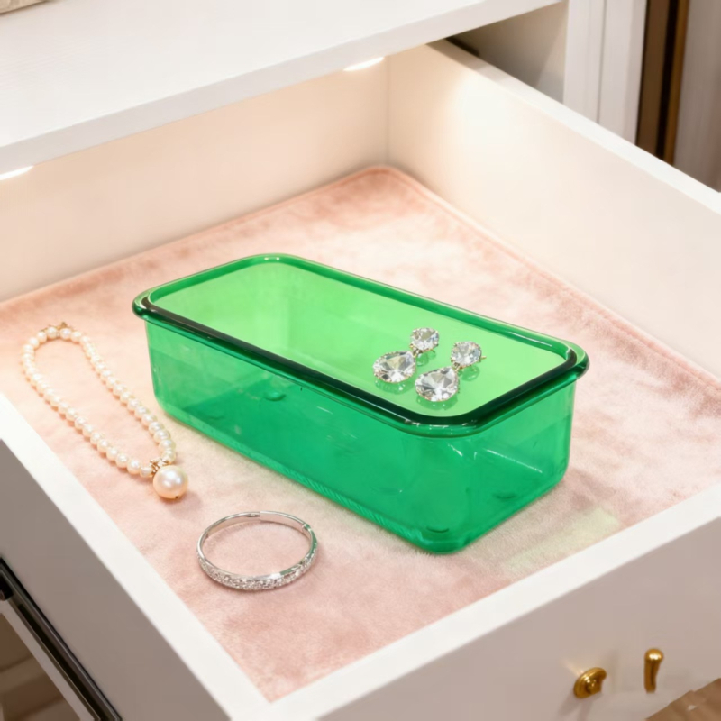 Cutie de depozitare pentru rechizite de birou, material PC, poate fi stivuită, capacitate 4,8 L, modele variate, fără capac