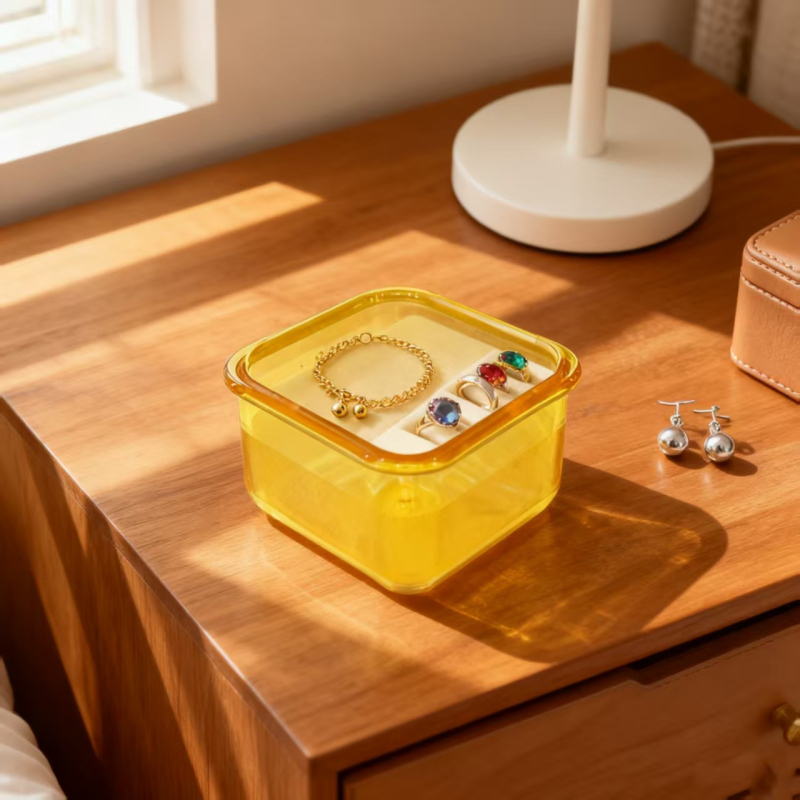 Cutie de depozitare pentru rechizite de birou, material PC, poate fi stivuită, capacitate 4,8 L, modele variate, fără capac