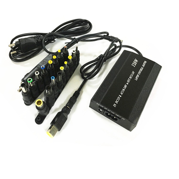 Laptophoz univerzális tápegység, 18 cserélhető csatlakozóval, 120W, kimeneti 12–24V, 4A