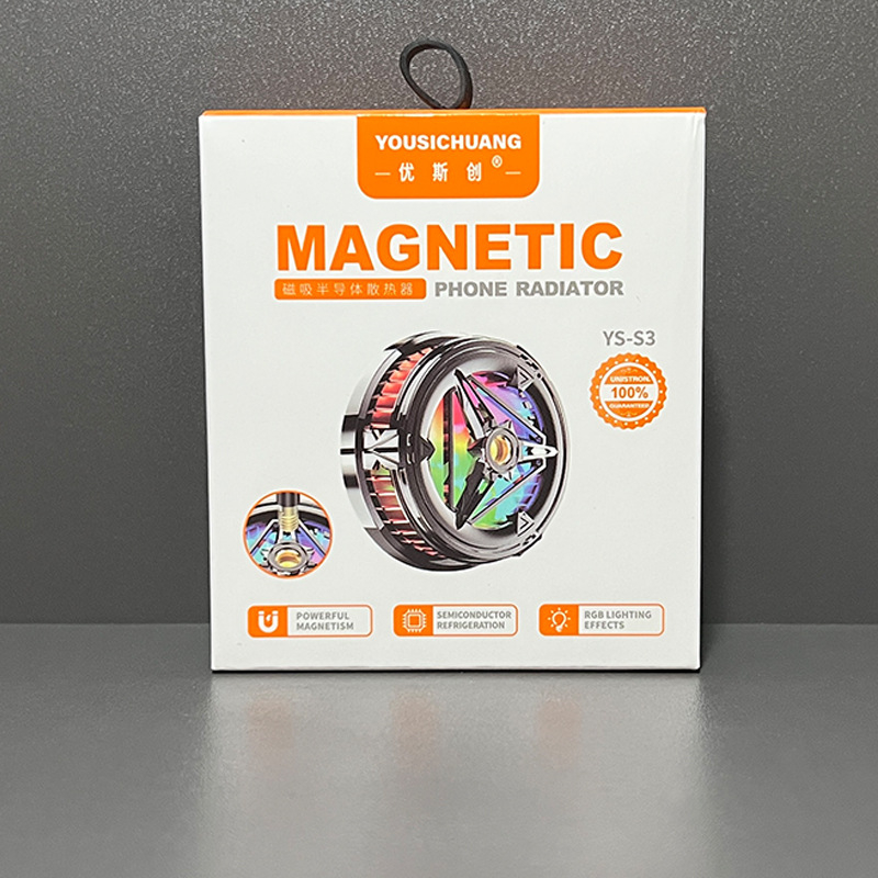 Cooler pentru telefon mobil YS-S3 | corp din aliaj ABS, interfață Type-C