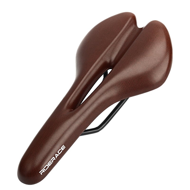 Sjedalo za bicikl, s amortizacijom i debljinom dizajna, materijal spužva, Riderace RR9550BK, za planinske bicikle