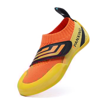 Παιδικά παπούτσια αναρρίχησης με Velcro, για εσωτερικούς και εξωτερικούς χώρους, διαπνέον εσωτερικό από δίχτυ, χαμηλό ύψος, αντιολισθητική σόλα