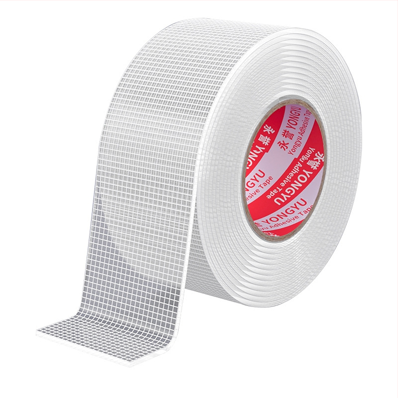 Прозрачна акрилна наномрежеста двустранна лента, дебелина 1 мм, дължина 1/3/5/10 м, ширина по поръчка, без остатък за стени и рамки