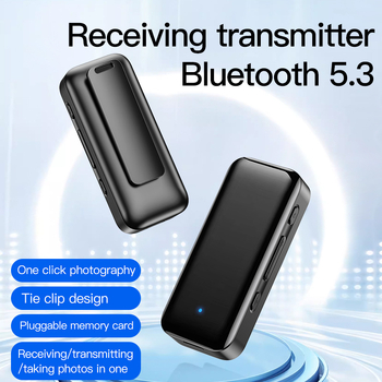 Receptor Bluetooth clip-on și Transmițător Bluetooth, 5.4, adaptor AUX pentru mașină, ABS, Model Y3