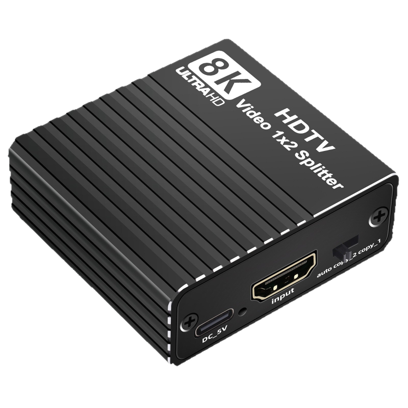 8K HDMI razdjelnik 1 na 2 HDMI 2.1, 8K60Hz/4K120Hz/1080P240Hz, EDID privatni model