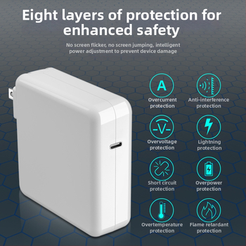 GaN PD118W gyors töltő Apple MacBookhoz — bemenet 100–240V, kimeneti áram 5.9A