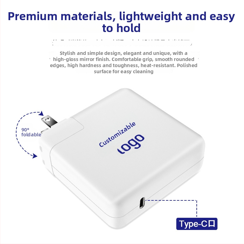 GaN PD118W gyors töltő Apple MacBookhoz — bemenet 100–240V, kimeneti áram 5.9A