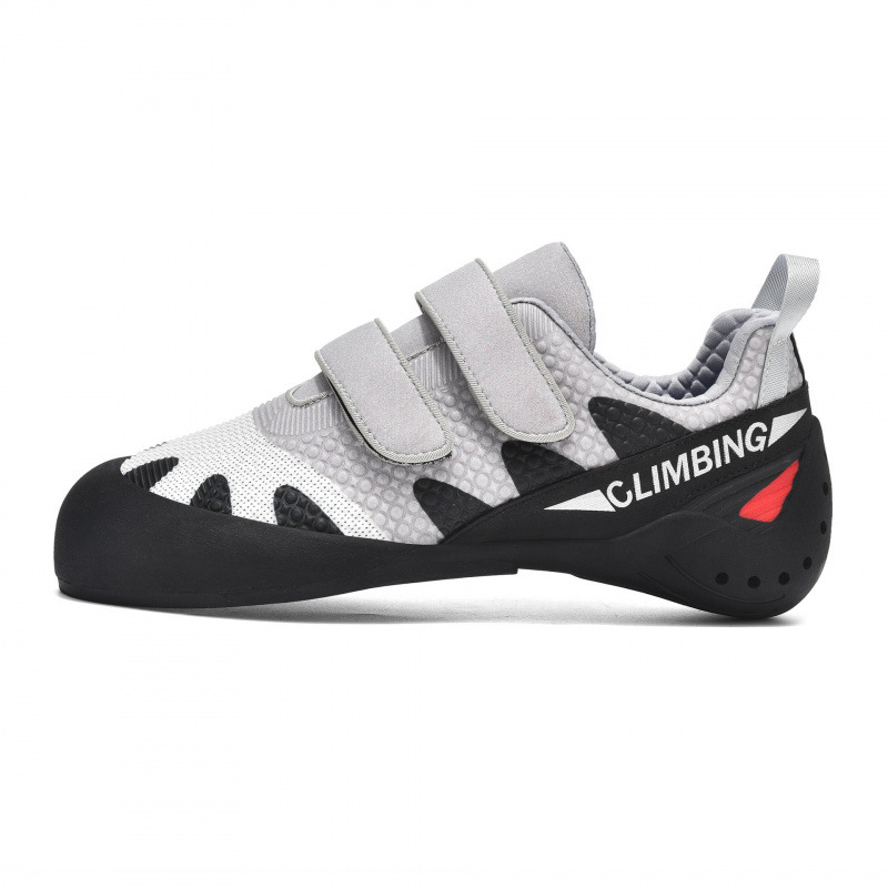 Οικογενειακά παπούτσια εσωτερικού αναρρίχησης με Velcro, αντιολισθητική σόλα από καουτσούκ, διχτυωτό πάνω, μοντέλο αρχάριου για γονείς και παιδιά