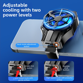 AL-08 Univerzálny klipový chladič pre mobilný telefón, kompaktné rýchle chladenie, USB-C rozhranie, výkon 10-15W, hmotnosť 50 g