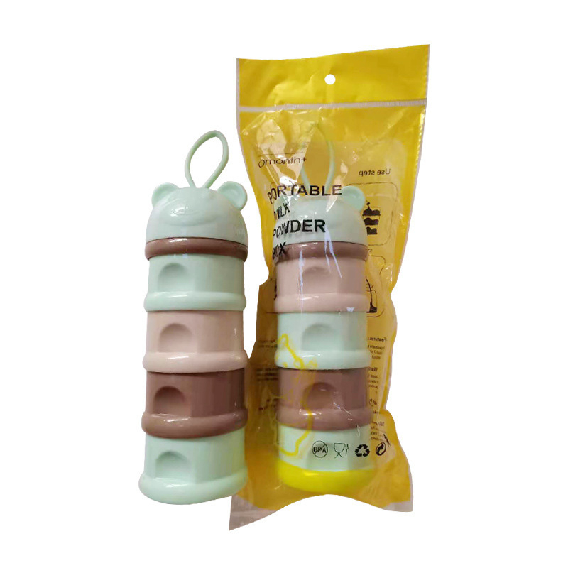 Troslojna prijenosna kutija za mlijeko u prahu s višestrukim pretincima