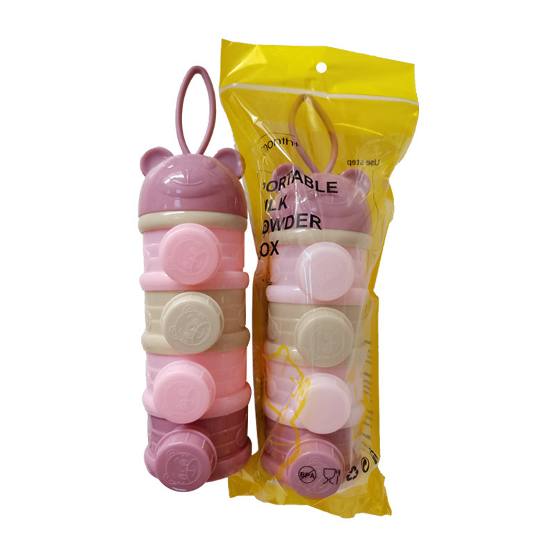 Troslojna prijenosna kutija za mlijeko u prahu s višestrukim pretincima