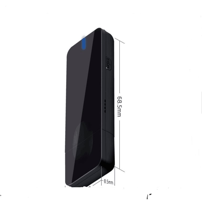 USB bezdrôtový sieťový adaptér, 1200 Mbps, dvojpásmový 2,4/5 GHz, MTK7612U čipset, IEEE 802.11a/b/g/n/ac