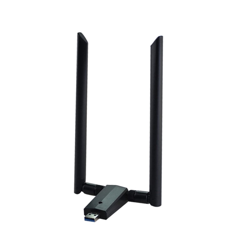 USB bezdrôtový sieťový adaptér, 1200 Mbps, dvojpásmový 2,4/5 GHz, MTK7612U čipset, IEEE 802.11a/b/g/n/ac