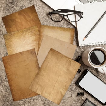 Dexiang Хартиен лист за писма, 48 листа, ретро стил, двустранен печат, за DIY скрапбук