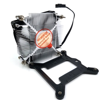 AVC CPU hlađenje s bakreno-aluminijskom vezeom, ultra-tanki all-in-one dizajn, HTPC kompatibilan, četiri-žični nadzor temperature, tiši ventilator, model 1155