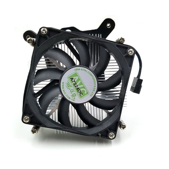 AVC CPU hlađenje s bakreno-aluminijskom vezeom, ultra-tanki all-in-one dizajn, HTPC kompatibilan, četiri-žični nadzor temperature, tiši ventilator, model 1155