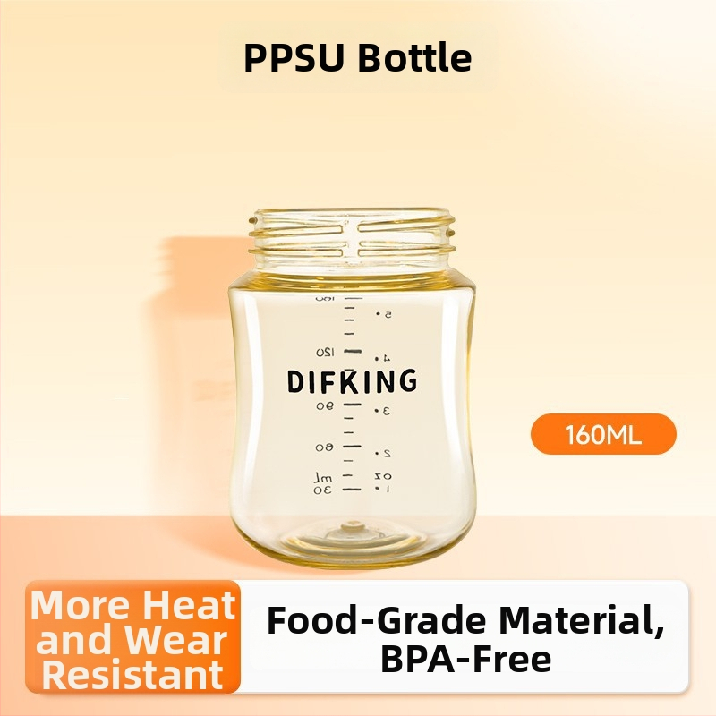 Uzáver PPSU pre fľašu so širokým otvorom, kompatibilný s telom Pigeon – tretia generácia, zahnutý tvar, bez rukoväte, balenie 40 ks