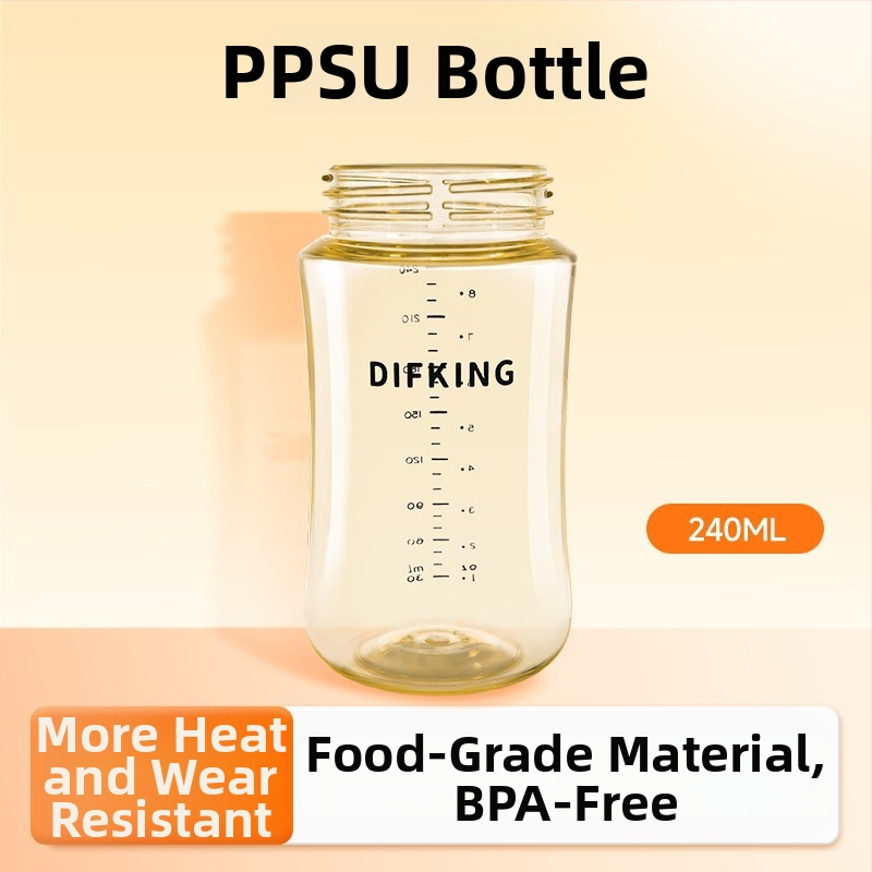 Uzáver PPSU pre fľašu so širokým otvorom, kompatibilný s telom Pigeon – tretia generácia, zahnutý tvar, bez rukoväte, balenie 40 ks