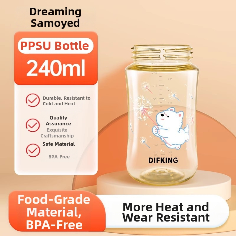 Uzáver PPSU pre fľašu so širokým otvorom, kompatibilný s telom Pigeon – tretia generácia, zahnutý tvar, bez rukoväte, balenie 40 ks