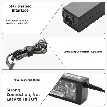 HP notebook nabíjačka 65W, 19.5V 3.33A, vstup 100-240V, priame nabíjanie, model Hp-19.5v3.33a