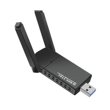 USB bežična mrežna kartica s Bluetoothom 5.4 – dvopojasni Wi‑Fi 6, 1200 Mbps, bez drajvera
