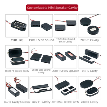 Belső mágneses teljes tartományú hangfal, kompozit film diafragma, 4 Ω, 2 W