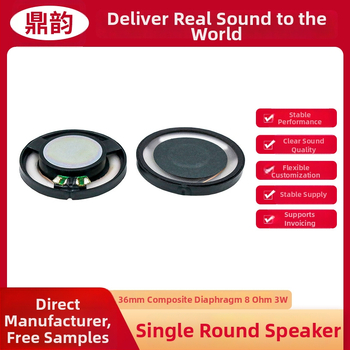 Belső mágneses teljes tartományú hangfal, kompozit film diafragma, 4 Ω, 2 W