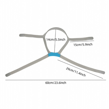 Ventilacijska traka za glavu za masku ventilatora ResMed AirFit F40 — zamjenski F40 mask headband, materijal: mješavina, šifra proizvoda: F40 mask headband, medicinski potrošni materijal