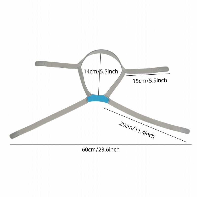 Ventilacijska traka za glavu za masku ventilatora ResMed AirFit F40 — zamjenski F40 mask headband, materijal: mješavina, šifra proizvoda: F40 mask headband, medicinski potrošni materijal