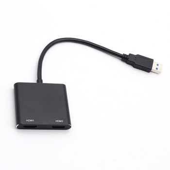 USB na dvostruki HDMI konverter/adaptor i docking stanicu, USB 3.0, 1080p, kompatibilno s Windows