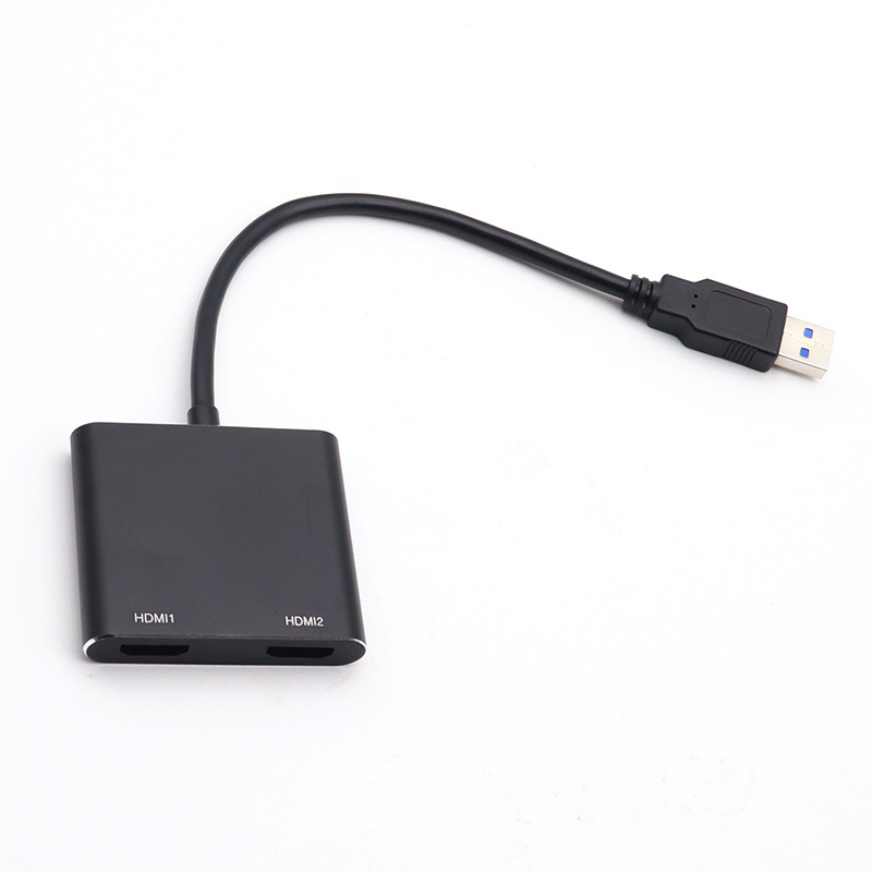 USB na dvostruki HDMI konverter/adaptor i docking stanicu, USB 3.0, 1080p, kompatibilno s Windows
