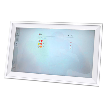 Calendar digital cu Wi‑Fi pentru planificare familială, cu alarmă și memo — Aiyi Digital RC156YD, rezoluție 1920x1080