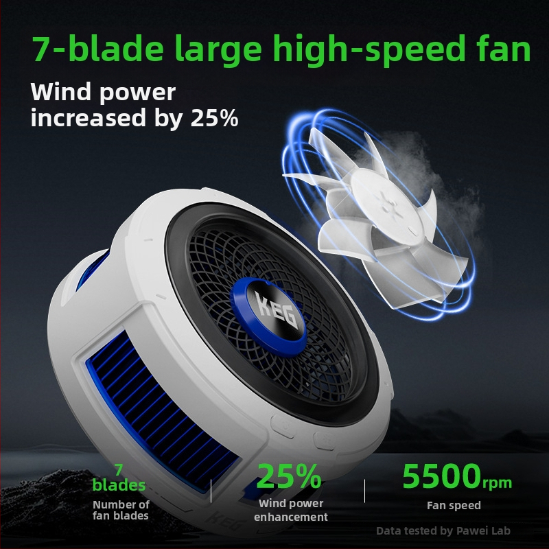 Chladič na telefón B2, 20W, magnetický zadný klip, Type-C, hliníková zliatina + ABS