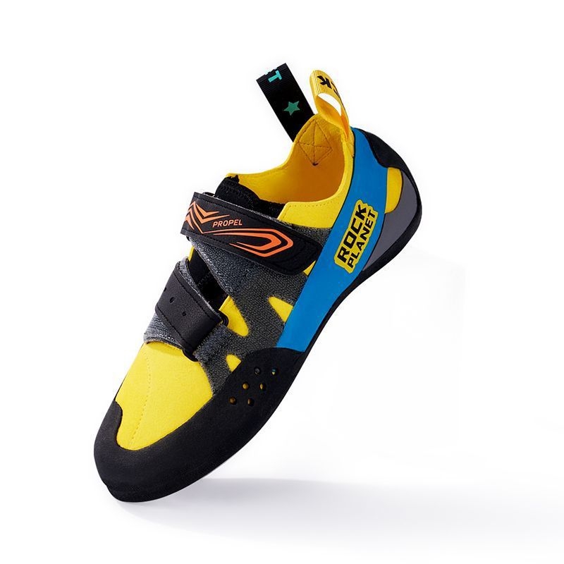 Παπούτσια αναρρίχησης K4S, χαμηλό επάνω μέρος, δέρμα μικροϊνών, ανθεκτικά στη φθορά και αντιολισθητικά