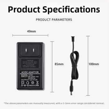 Nástenný napájací adaptér 15V 3A pre digitálne rámy, priame nabíjanie, vstup 100–240V