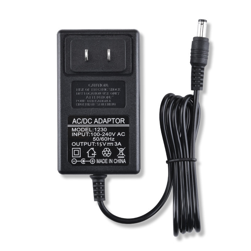 Τροφοδοτικό τοίχου 15V 3A για ψηφιακές κορνίζες φωτογραφιών, άμεση φόρτιση, είσοδος 100–240V