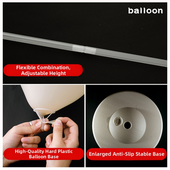 Držač balona za dekoracije — materijal: plastika; uvoz: Ne; IP licenca: Ne; pogodne prilike: sportski događaji