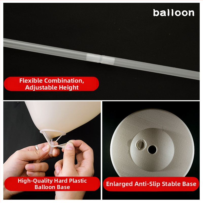 Držač balona za dekoracije — materijal: plastika; uvoz: Ne; IP licenca: Ne; pogodne prilike: sportski događaji