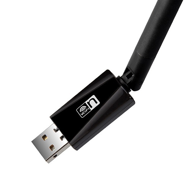 MTK7601 USB WiFi adaptér — MTK7601 čip, USB rozhranie, 2.4 GHz, 150 Mbps, IEEE 802.11b/g/n