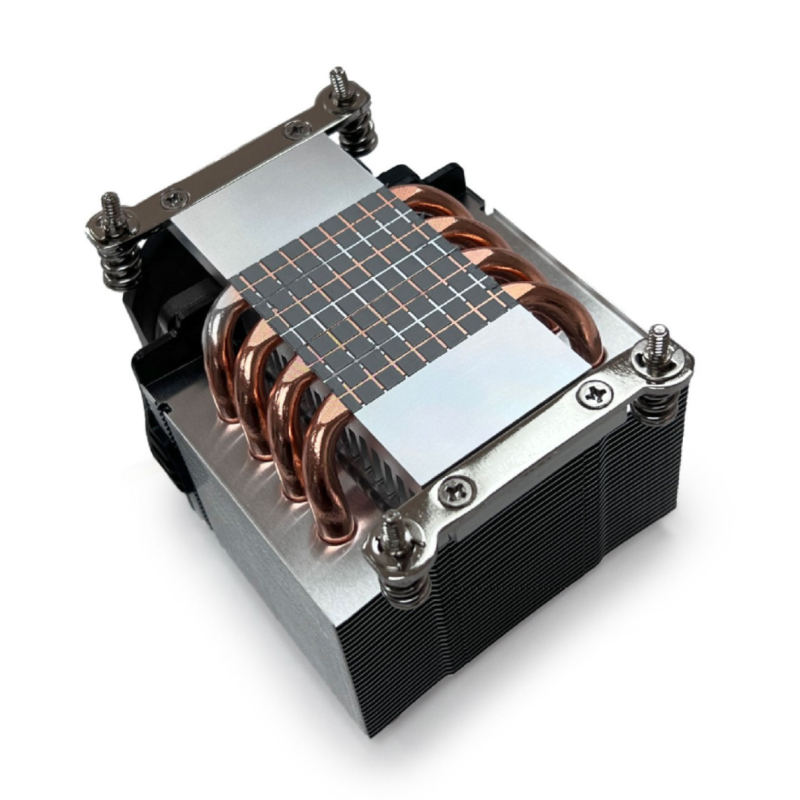 CPU hladnjak A47 za AMD AM4 AM5, 4 toplinske cijevi, bakar-aluminijska konstrukcija, zračno hlađenje, 7000 RPM