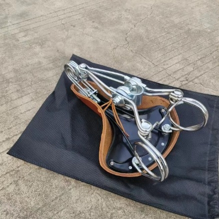 Sjedalo za bicikl Star mx-008, koža od krave, pogodno za običajne bicikle