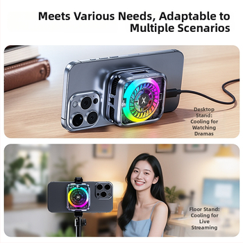 Chladič pre mobilný telefón s polovodičovým chladením, 15W, Type-C, PC + hliníková zliatina, 75 g, Future department