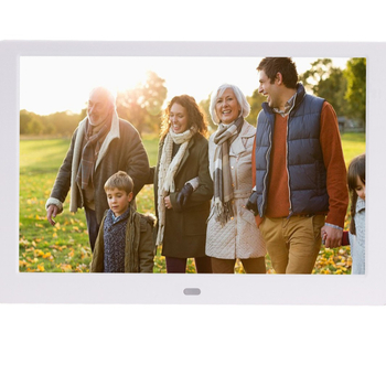 Digitálny rámček na fotografie s IPS Full-View displejom, rozlíšenie 1024x600/1024x768, podpora SD/USB/TF kariet, prehrávanie hudby a videí