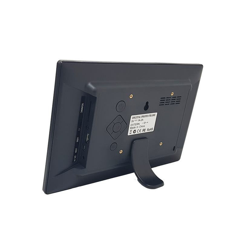 Digitálny rámček na fotografie s IPS Full-View displejom, rozlíšenie 1024x600/1024x768, podpora SD/USB/TF kariet, prehrávanie hudby a videí