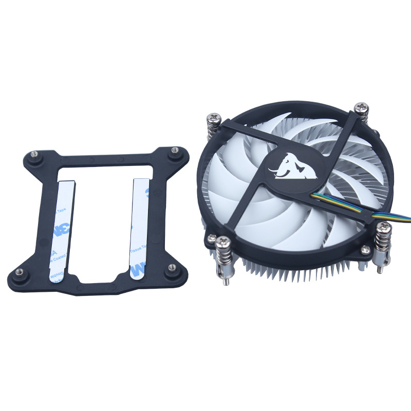 S950M Ultra-tanki CPU hladnjak za zrak, bakar- i aluminijska konstrukcija, bakrena jezgra toplinskih cijevi, hidraulički ležaj, 1000-2800 RPM, 30 dBA, kompatibilan s LGA1700/1200/1150/1151/1155/1156/1851